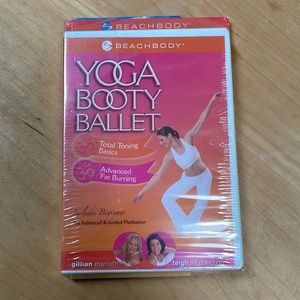 Beach Body Yoga Booty Ballet Total Toning Basics Advanced Fat Burning DVD +